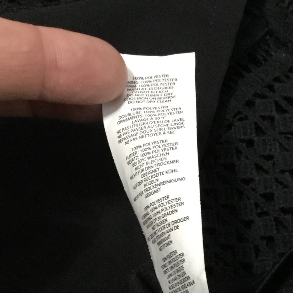 NASTY GAL Lets Net To It Mesh Fishnet Detail Mini Dress size US10 - Picture 12 of 12